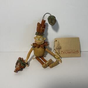 Christmas Brownies Ornament by Department 56 Ornament Elf Fairy Woodsy Whimsical
